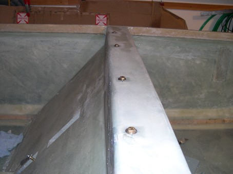 Harness Bolts in place.