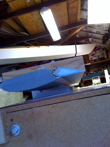 Canard Spar Shear Web Glassed
