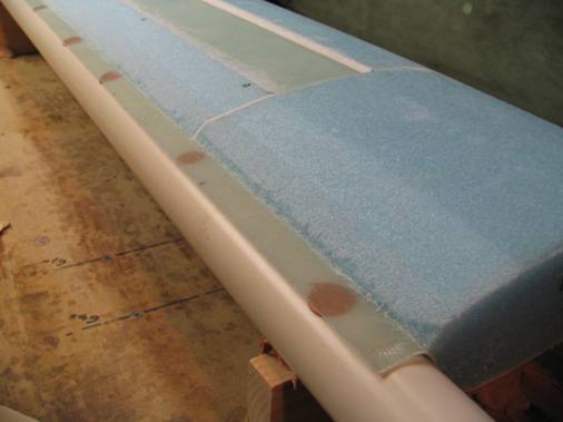 Step In Foam After Peel Ply Removed