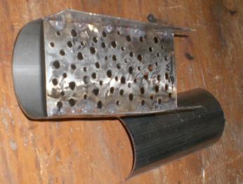 Baffle drilled and welded in place