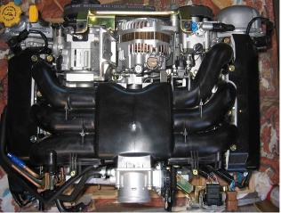 Engine top view