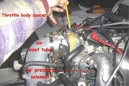 Throttle spacer